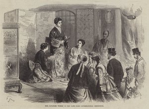 De Japanse Vrouwen op de Laatste Internationale Tentoonstelling van Parijs door French School